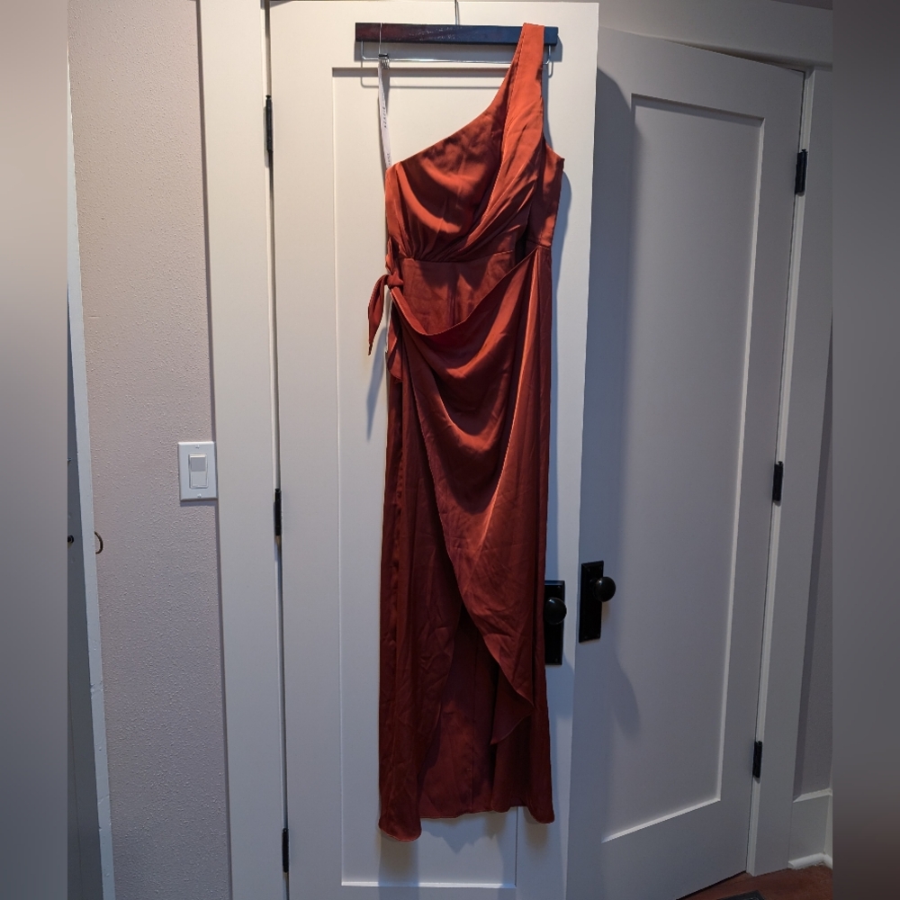 NWT - Azazie x Kendall and Kylie Terracotta Bridesmaid dress - 10